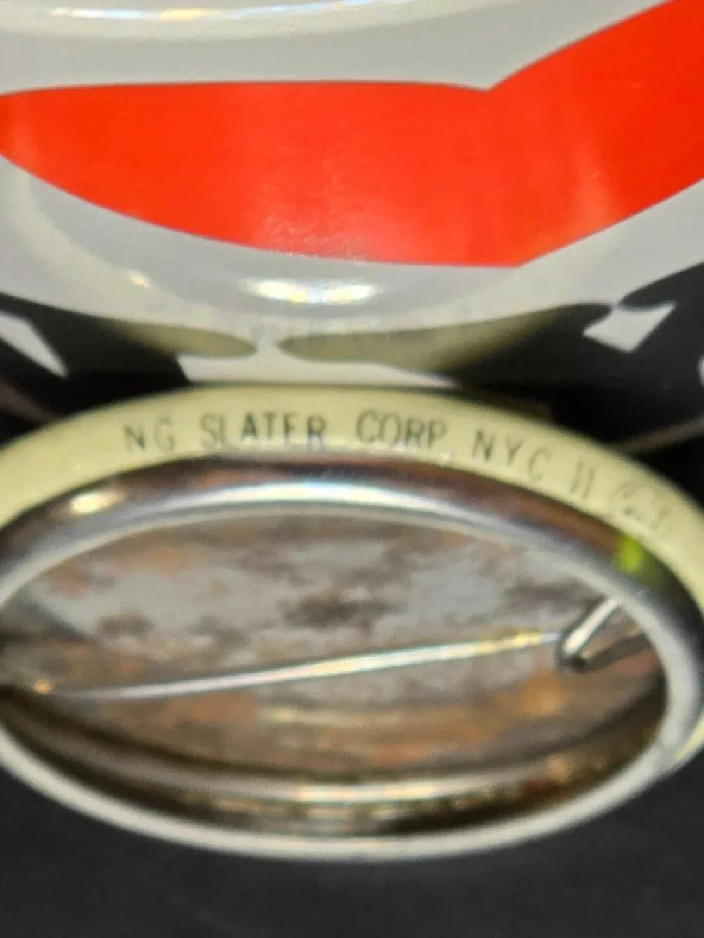 Vintage I Love NY Mug & Pinback Button Lot NG Slater Corp NYC Souvenir Set